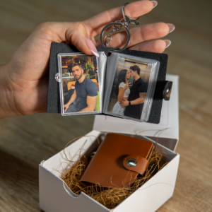Llavero Mini Álbum en Cuero